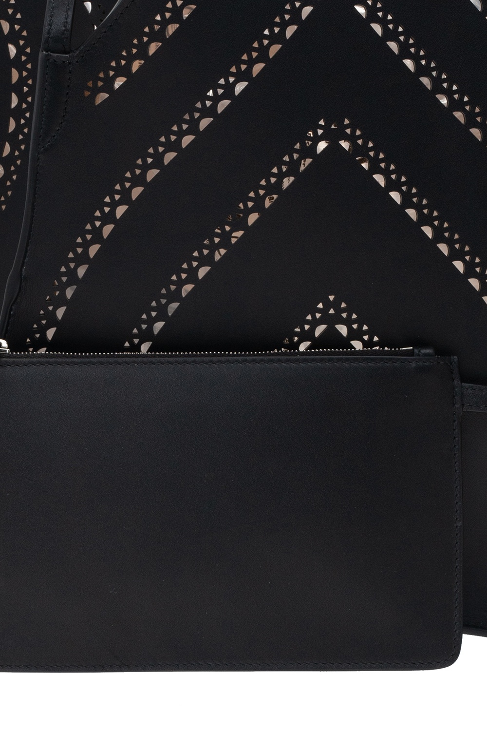 ALAIA AA1P003CA330010 関税送料込 ALAÏA Big Tote Bag in Noir | FWRD